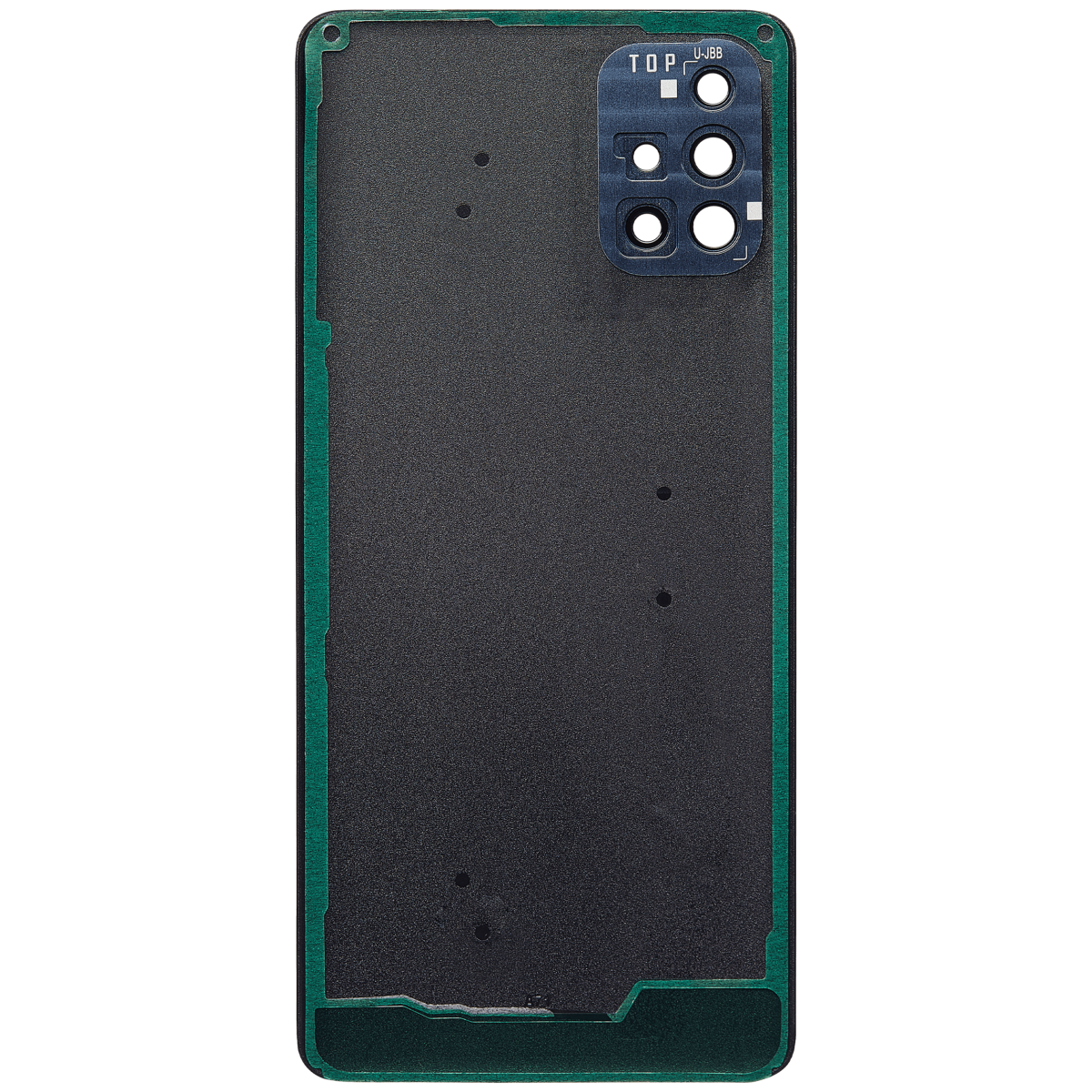 Samsung Galaxy A71 Arka İle Uyumlu Kapak Cam Kamera Lensli (A715 2020) (Aftermarket Plus) (Prism Crush Siyah) - Görsel 4