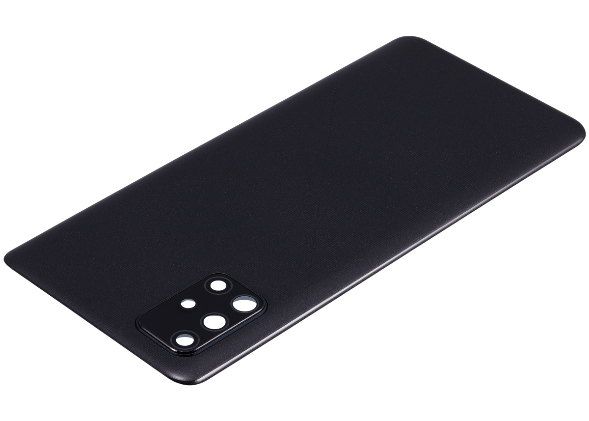 Samsung Galaxy A71 Arka İle Uyumlu Kapak Cam Kamera Lensli (A715 2020) (Aftermarket Plus) (Prism Crush Siyah) - Görsel 5