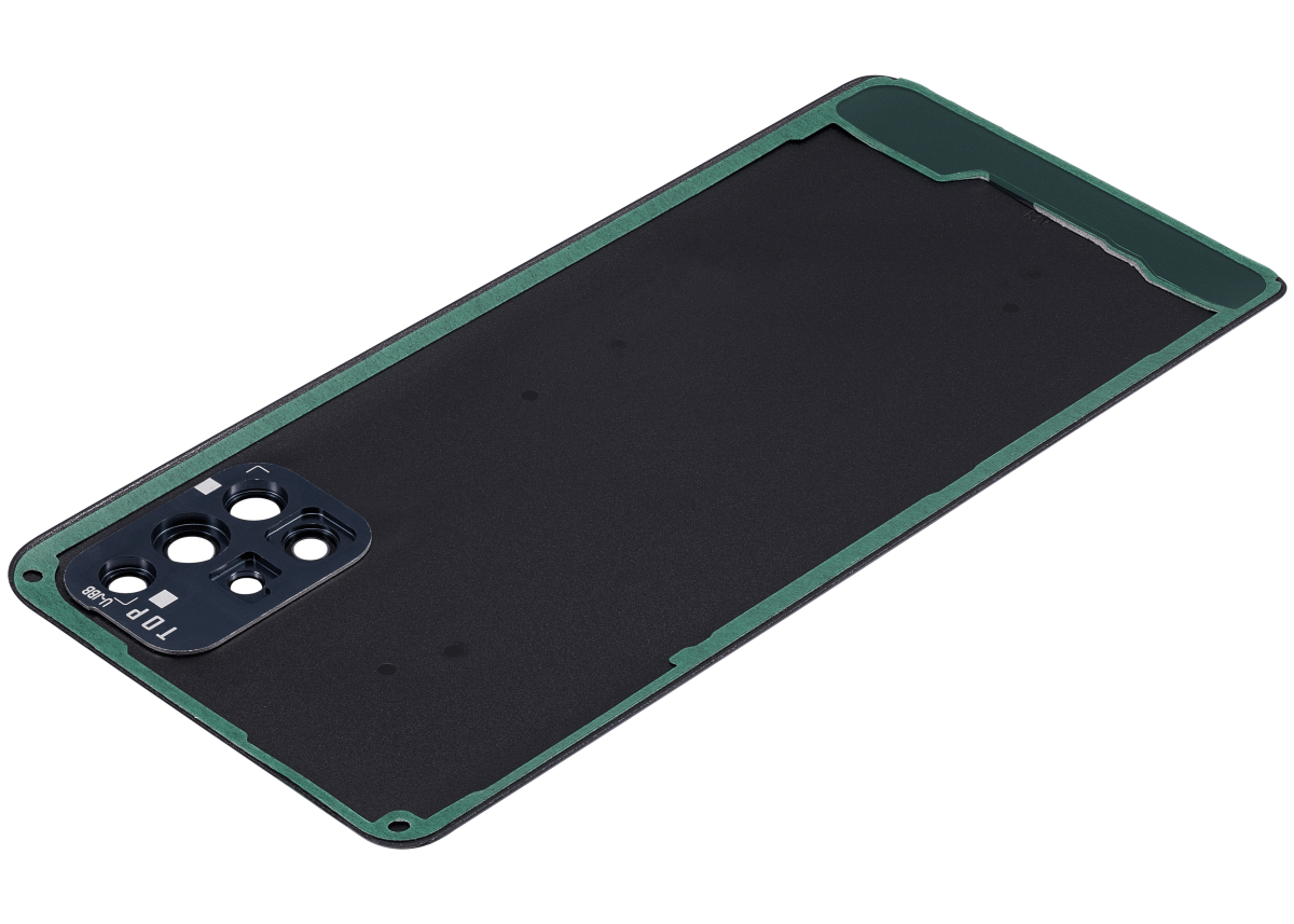 Samsung Galaxy A71 Arka İle Uyumlu Kapak Cam Kamera Lensli (A715 2020) (Aftermarket Plus) (Prism Crush Siyah) - Görsel 6