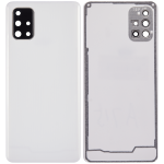 Samsung Galaxy A71 Arka İle Uyumlu Kapak Camı Kamera Lensiyle Uyumlu (A715 2020) (Prizma Crush Gümüş) - Görsel 2