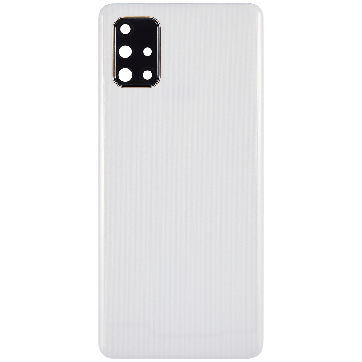 Samsung Galaxy A71 Arka İle Uyumlu Kapak Camı Kamera Lensiyle Uyumlu (A715 2020) (Prizma Crush Gümüş) - Görsel 3