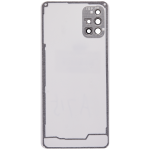 Samsung Galaxy A71 Arka İle Uyumlu Kapak Camı Kamera Lensiyle Uyumlu (A715 2020) (Prizma Crush Gümüş) - Görsel 4