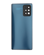 Samsung Galaxy A71 Arka İle Uyumlu Kapak Camı Kamera Lensiyle Uyumlu (A715 2020) (Servis Paketi) (Prizma Crush Gümüş) - Görsel 2