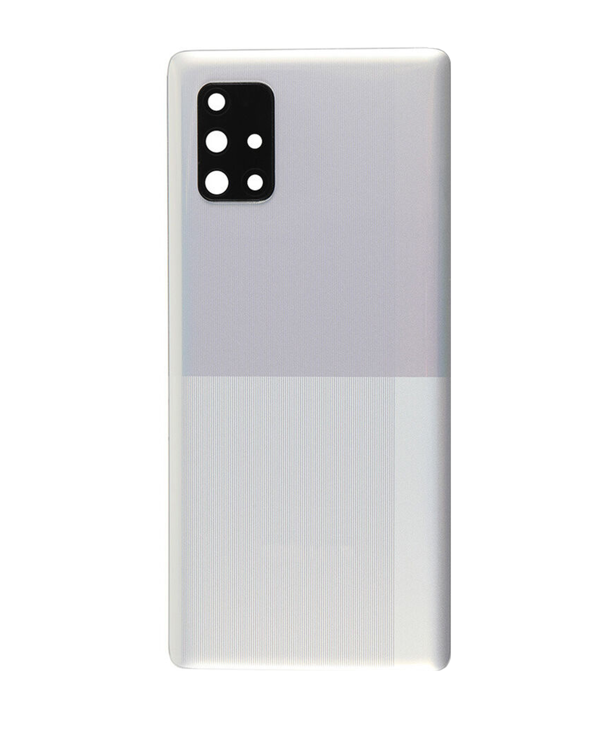 Samsung Galaxy A71 Arka İle Uyumlu Kapak Camı Kamera Lensiyle Uyumlu (A715 2020) (Servis Paketi) (Prizma Crush Gümüş) - Görsel 3