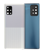 Samsung Galaxy A71 Arka İle Uyumlu Kapak Camı Kamera Lensiyle Uyumlu (A715 2020) (Servis Paketi) (Prizma Crush Gümüş) - Görsel 4