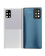Samsung Galaxy A71 Arka İle Uyumlu Kapak Camı Kamera Lensiyle Uyumlu (A715 2020) (Servis Paketi) (Prizma Crush Gümüş) - Görsel 5