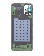 Samsung Galaxy A71 Arka İle Uyumlu Kapak Camı Kamera Lensiyle Uyumlu (A715 2020) (Servis Paketi) (Prizma Crush Mavi) - Görsel 4