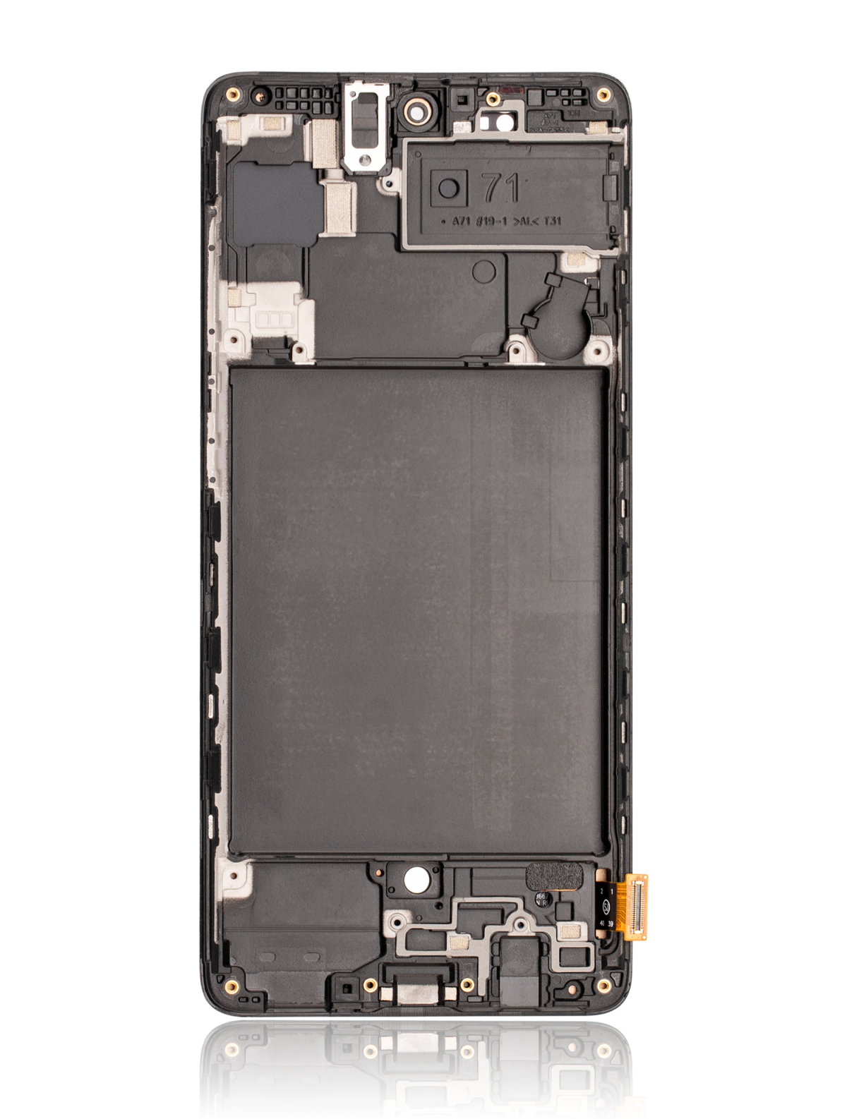 Samsung Galaxy A71 İle Uyumlu Çerçeveli ekran LCD Ekranı (Parmak İzi Sensörü Olmadan) (A715 2020)  (Tüm Renkler) - Görsel 3
