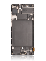 Samsung Galaxy A71 İle Uyumlu Çerçeveli ekran LCD Ekranı (Parmak İzi Sensörü Olmadan) (A715 2020)  (Tüm Renkler) - Görsel 3