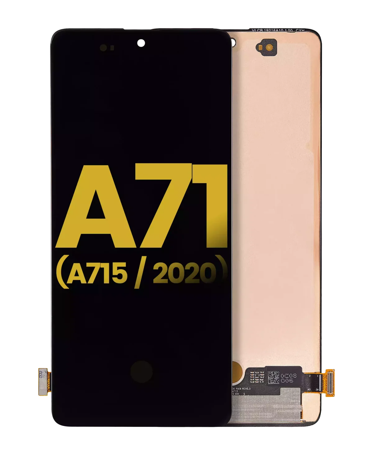 Samsung Galaxy A71 İle Uyumlu Çerçevesiz ekran Orijinal Ekranı (A715 2020) Orijinal (Tüm Renkler)