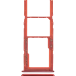 Samsung Galaxy A71 İle Uyumlu Çift Sim Kart Tepsisi (A715 2020) (Kırmızı)