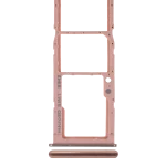 Samsung Galaxy A71 İle Uyumlu Çift Sim Kart Tepsisi (A715 2020) (Prism Crush Pembe)