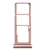 Samsung Galaxy A71 İle Uyumlu Çift Sim Kart Tepsisi (A715 2020) (Prism Crush Pembe)