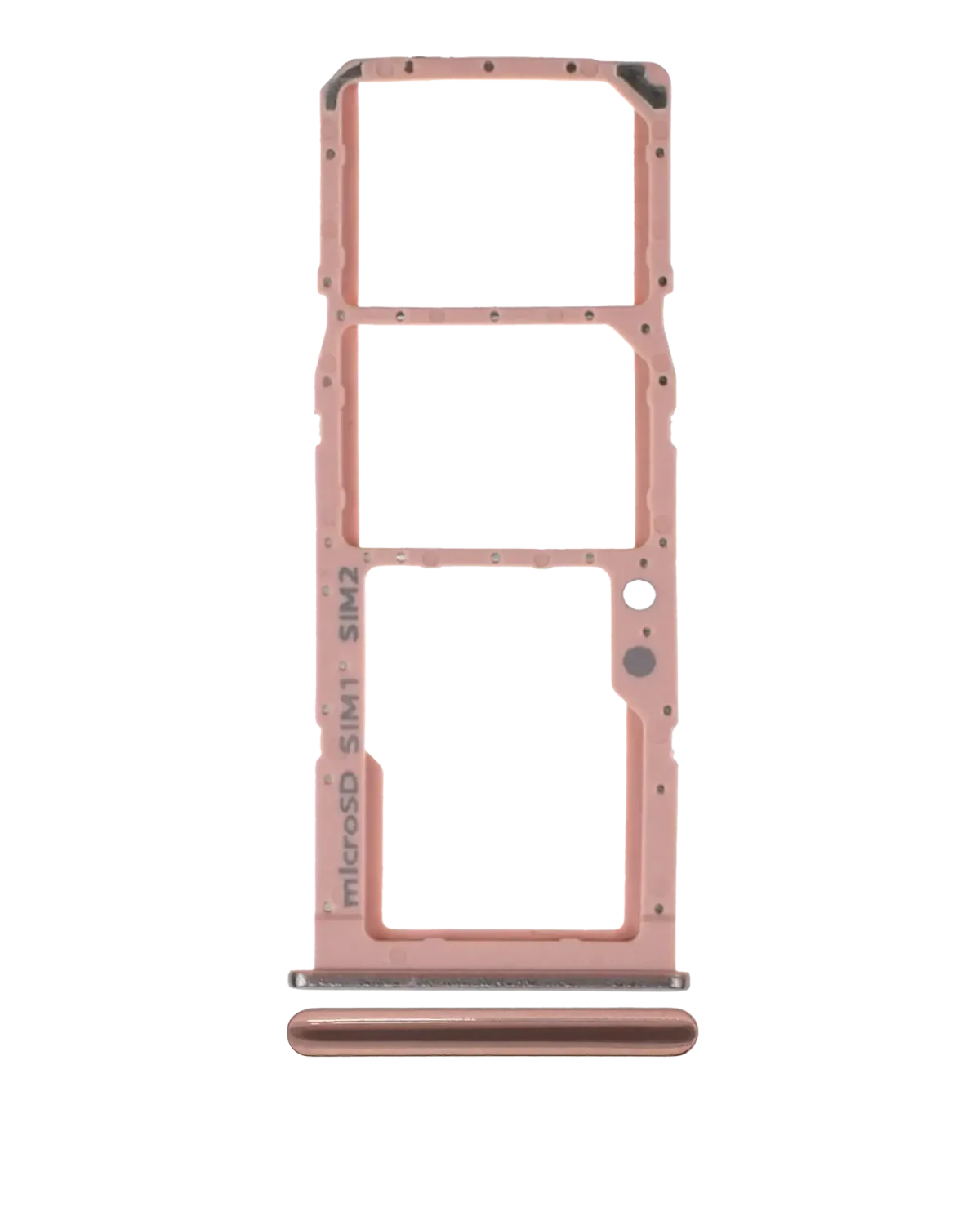 Samsung Galaxy A71 İle Uyumlu Çift Sim Kart Tepsisi (A715 2020) (Prism Crush Pembe) - Görsel 4
