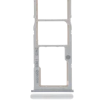 Samsung Galaxy A71 İle Uyumlu Çift Sim Kart Tepsisi (A715 2020) (Prism Crush Silver)