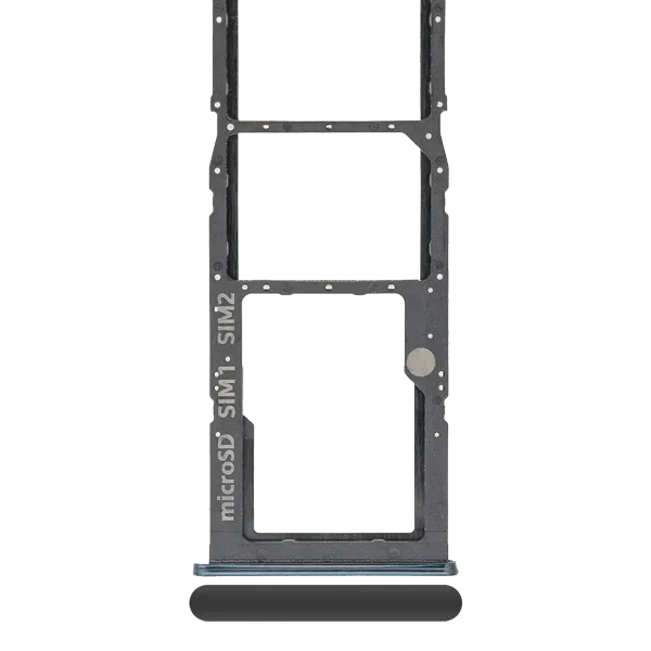 Samsung Galaxy A71 İle Uyumlu Çift Sim Kart Tepsisi (A715 2020) (Prism Crush Siyah)
