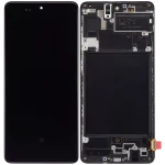 Samsung Galaxy A71 İle Uyumlu İçin Çerçeveli ekran (A715 2020) (6.67") (Aftermarket Plus: Soft) (Tüm Renkler)  Orijinal Ekranı - Görsel 2