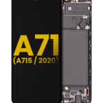 Samsung Galaxy A71 İle Uyumlu İçin Çerçeveli ekran (A715 2020) Orijinal (Tüm Renkler)  Orijinal Ekranı