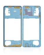 Samsung Galaxy A71 İle Uyumlu  Orta Çerçeve Kasası (A715 2020) (Aftermarket Plus) (Prism Crush Blue) - Görsel 2