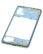 Samsung Galaxy A71 İle Uyumlu  Orta Çerçeve Kasası (A715 2020) (Aftermarket Plus) (Prism Crush Blue) - Görsel 5