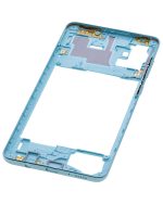 Samsung Galaxy A71 İle Uyumlu  Orta Çerçeve Kasası (A715 2020) (Aftermarket Plus) (Prism Crush Blue) - Görsel 6