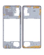 Samsung Galaxy A71 İle Uyumlu  Orta Çerçeve Kasası (A715 2020) (Aftermarket Plus) (Prism Crush Silver) - Görsel 2