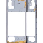 Samsung Galaxy A71 İle Uyumlu  Orta Çerçeve Kasası (A715 2020) (Aftermarket Plus) (Prism Crush Silver)