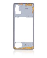 Samsung Galaxy A71 İle Uyumlu  Orta Çerçeve Kasası (A715 2020) (Aftermarket Plus) (Prism Crush Silver) - Görsel 3