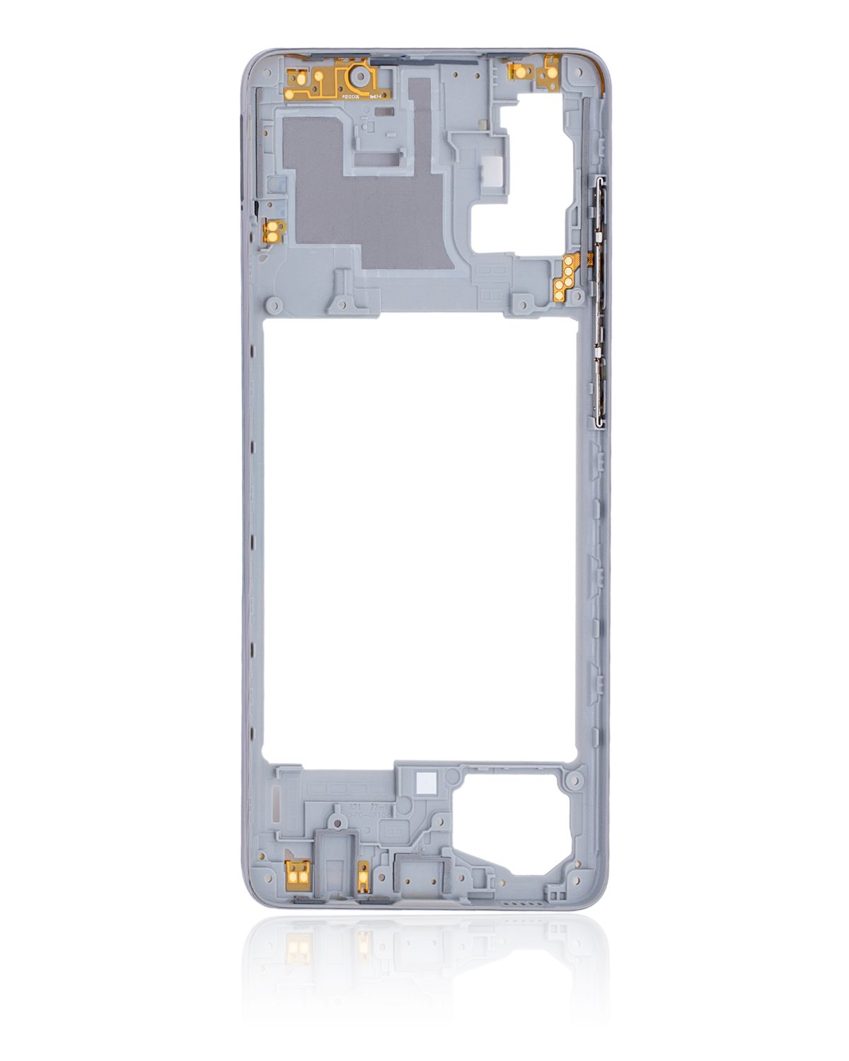 Samsung Galaxy A71 İle Uyumlu  Orta Çerçeve Kasası (A715 2020) (Aftermarket Plus) (Prism Crush Silver) - Görsel 4