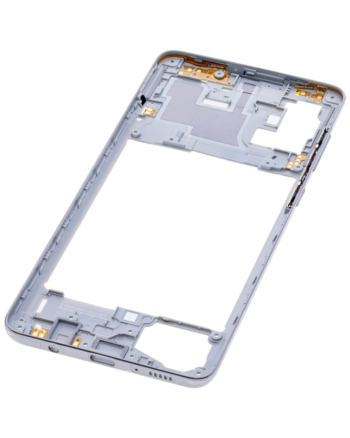 Samsung Galaxy A71 İle Uyumlu  Orta Çerçeve Kasası (A715 2020) (Aftermarket Plus) (Prism Crush Silver) - Görsel 6