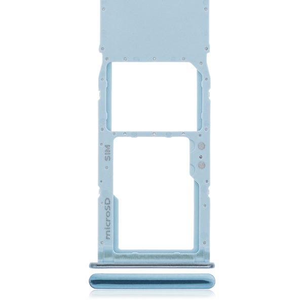 Samsung Galaxy A71 İle Uyumlu Tek Sim Kart Tepsisi (A715 2020) (Prism Crush Blue)