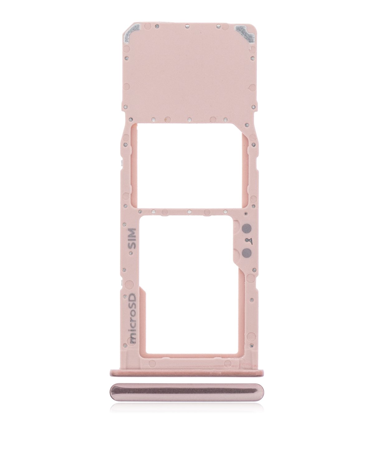 Samsung Galaxy A71 İle Uyumlu Tek Sim Kart Tepsisi (A715 2020) (Prism Crush Pembe)