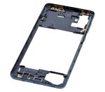Samsung Galaxy A71 Orta İle Uyumlu Çerçeve Muhafazası (A715 2020) (Aftermarket Plus) (Prism Crush Siyah) - Görsel 6