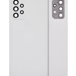 Samsung Galaxy A72 Arka İle Uyumlu kapak Cam (A725 2021) (Aftermarket Plus) (Harika Beyaz)