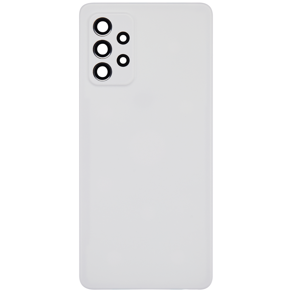 Samsung Galaxy A72 Arka İle Uyumlu kapak Cam (A725 2021) (Aftermarket Plus) (Harika Beyaz) - Görsel 3