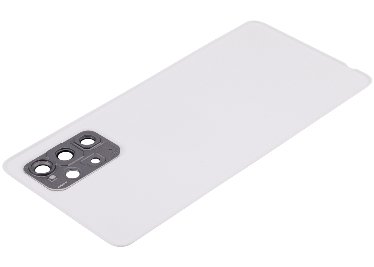 Samsung Galaxy A72 Arka İle Uyumlu kapak Cam (A725 2021) (Aftermarket Plus) (Harika Beyaz) - Görsel 6