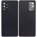 Samsung Galaxy A72 Arka İle Uyumlu kapak Cam (A725 2021) (Aftermarket Plus) (Harika Siyah) - Görsel 2