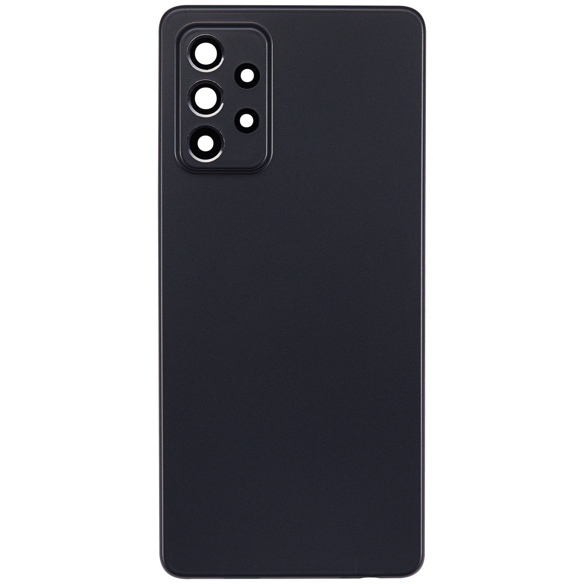 Samsung Galaxy A72 Arka İle Uyumlu kapak Cam (A725 2021) (Aftermarket Plus) (Harika Siyah) - Görsel 3