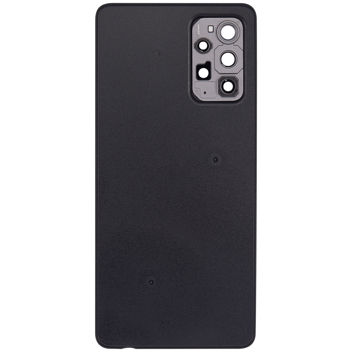 Samsung Galaxy A72 Arka İle Uyumlu kapak Cam (A725 2021) (Aftermarket Plus) (Harika Siyah) - Görsel 4