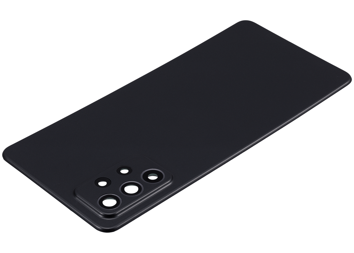 Samsung Galaxy A72 Arka İle Uyumlu kapak Cam (A725 2021) (Aftermarket Plus) (Harika Siyah) - Görsel 5