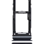 Samsung Galaxy A72 İle Uyumlu Çift Sim Kart Tepsisi (A725 2021) (Harika Siyah)