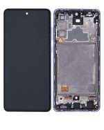 Samsung Galaxy A72 İle Uyumlu İçin Çerçeveli ekran (A725 2021) Orijinal (Harika Menekşe)  Orijinal Ekranı Uyumlu - Görsel 2