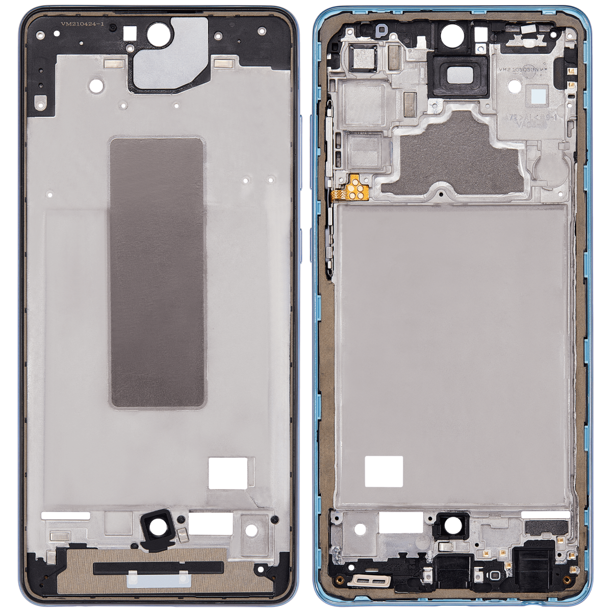 Samsung Galaxy A72 İle Uyumlu  Orta Çerçeve Kasası (A725 2021) (Harika Mavi) - Görsel 2