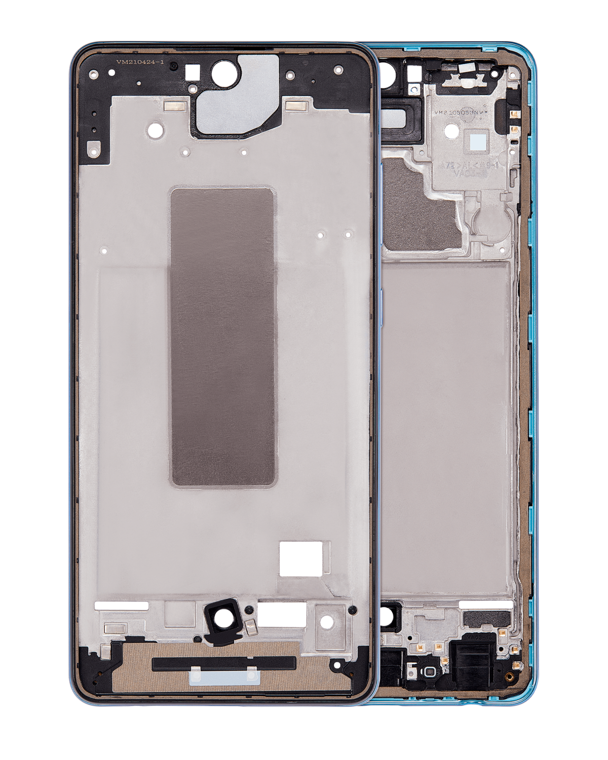 Samsung Galaxy A72 İle Uyumlu  Orta Çerçeve Kasası (A725 2021) (Harika Mavi)