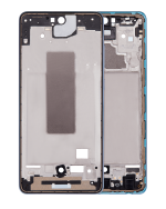 Samsung Galaxy A72 İle Uyumlu  Orta Çerçeve Kasası (A725 2021) (Harika Mavi)