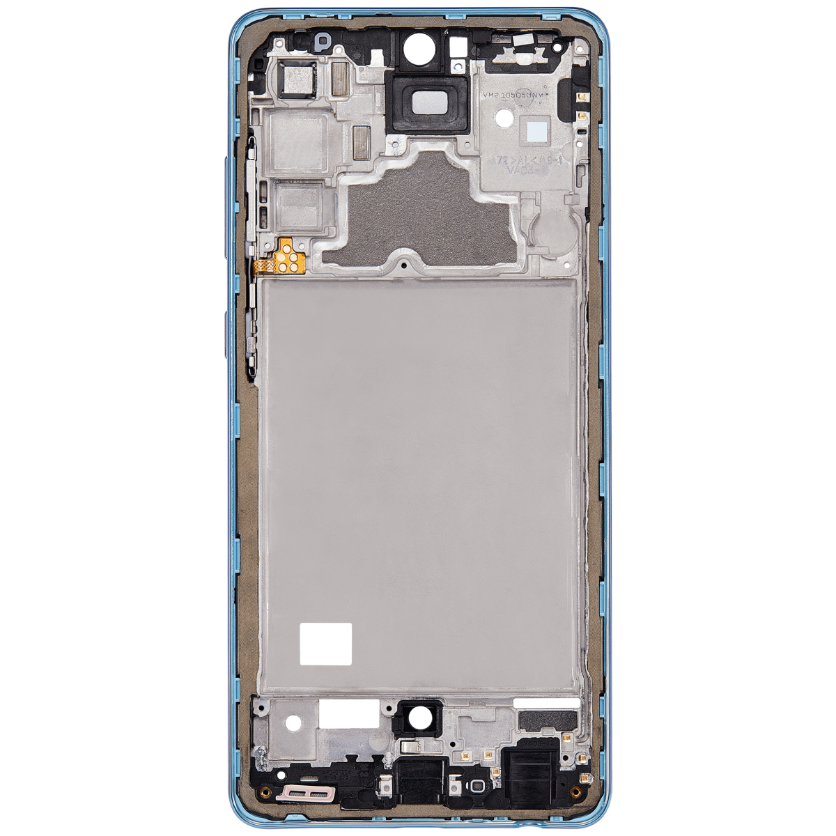 Samsung Galaxy A72 İle Uyumlu  Orta Çerçeve Kasası (A725 2021) (Harika Mavi) - Görsel 4