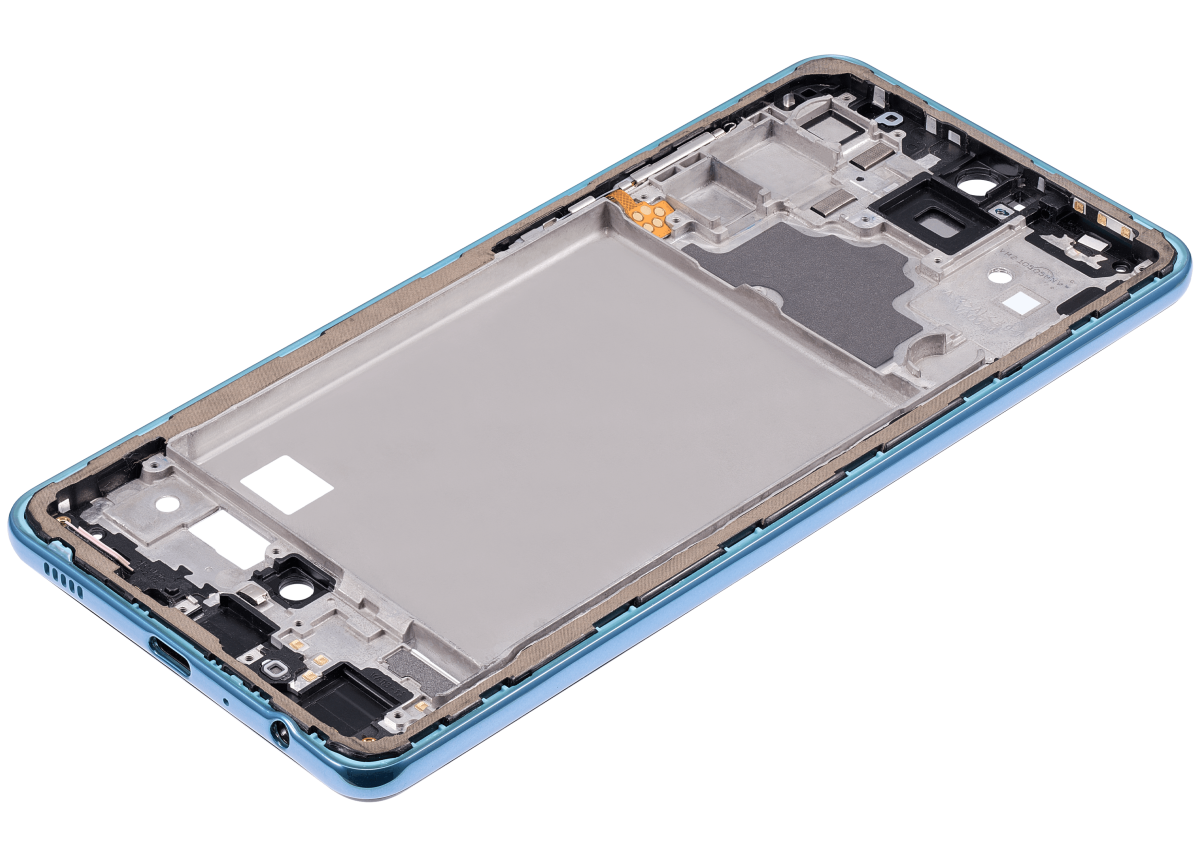 Samsung Galaxy A72 İle Uyumlu  Orta Çerçeve Kasası (A725 2021) (Harika Mavi) - Görsel 6