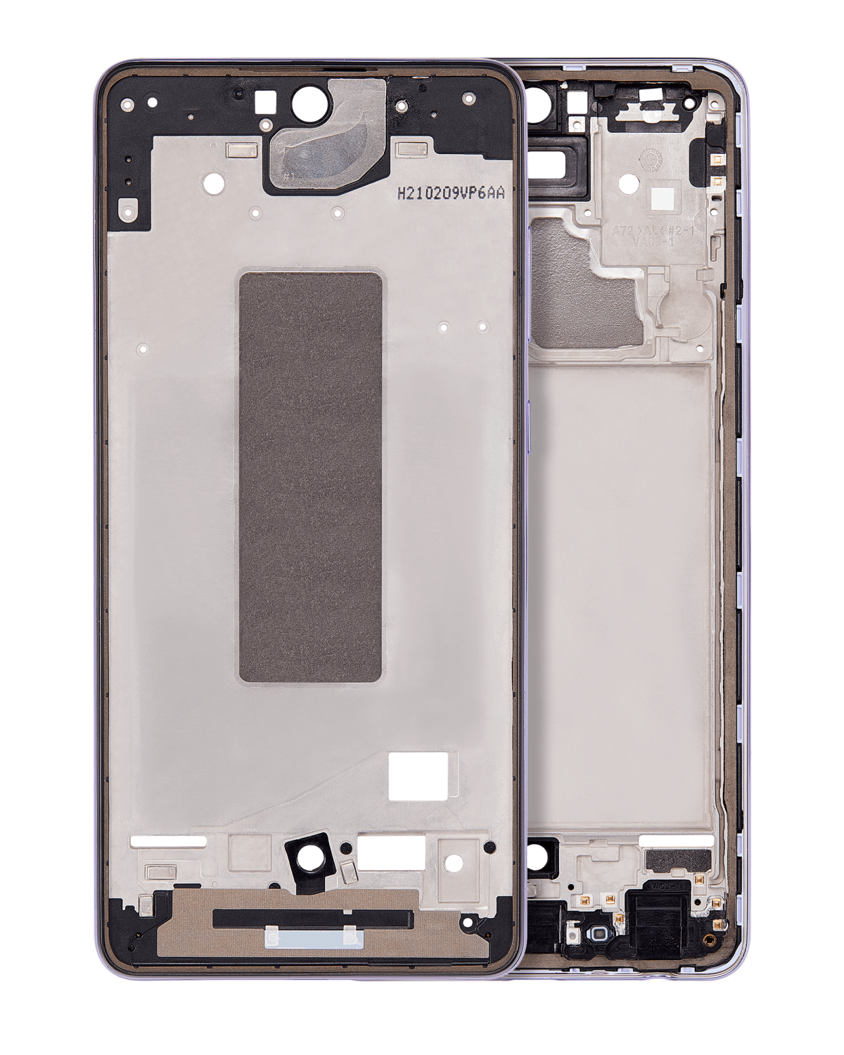 Samsung Galaxy A72 İle Uyumlu  Orta Çerçeve Kasası (A725 2021) (Harika Menekşe)