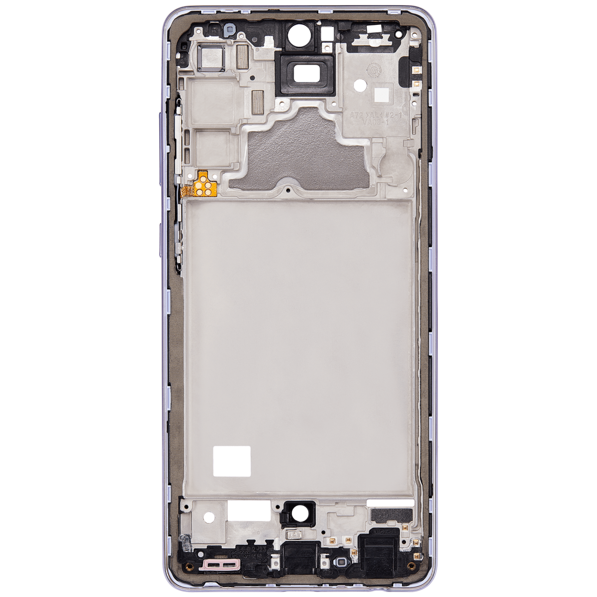 Samsung Galaxy A72 İle Uyumlu  Orta Çerçeve Kasası (A725 2021) (Harika Menekşe) - Görsel 4
