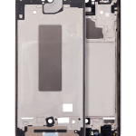 Samsung Galaxy A72 İle Uyumlu  Orta Çerçeve Kasası (A725 2021) (Harika Siyah)